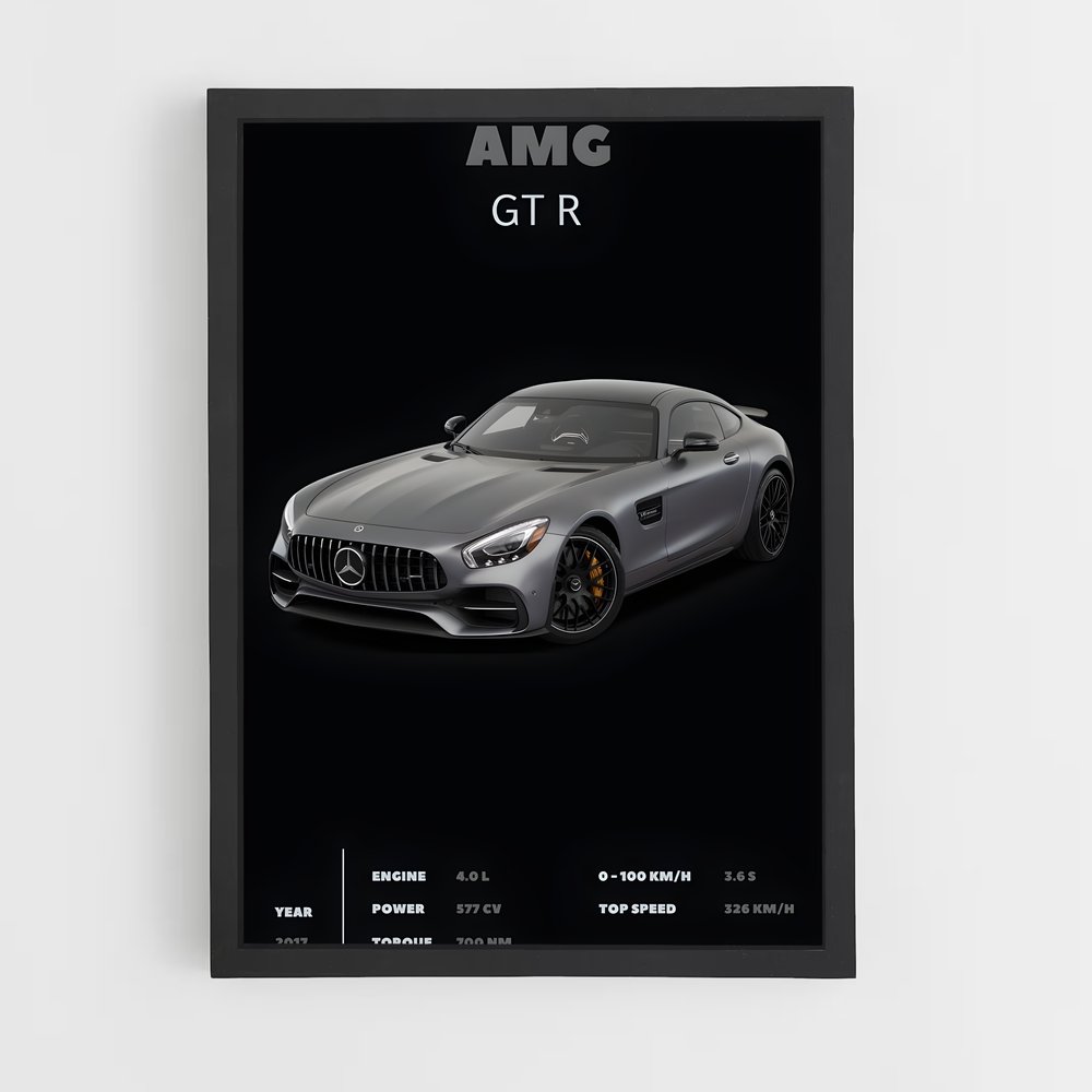Poster Vitesse de Luxe – affiche Mercedes (vue 2)